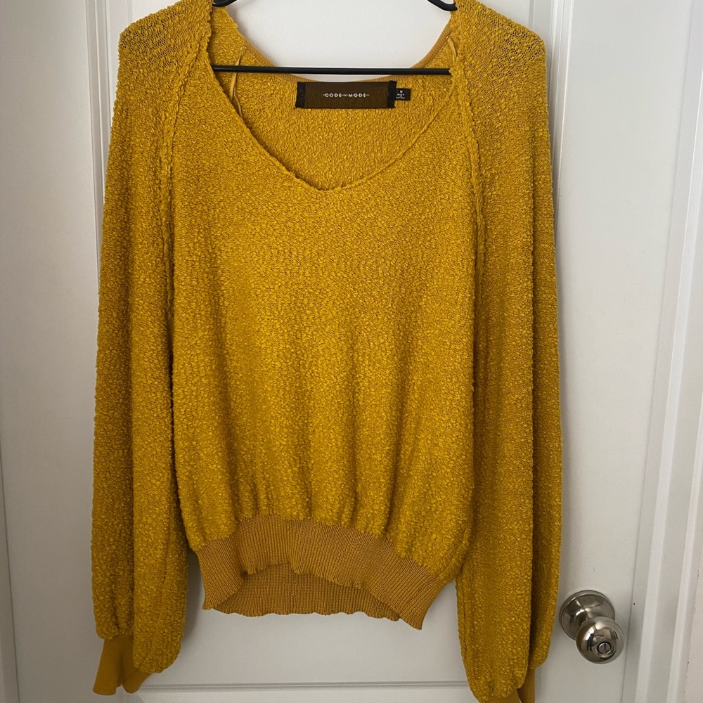 Marigold sweater shirt
